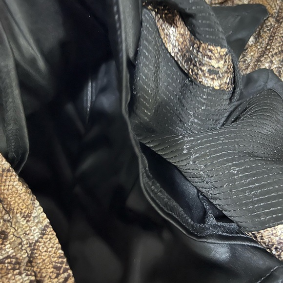 Zara Gold Sequins Cheetah Print Mini Skirt - Picture 3 of 7